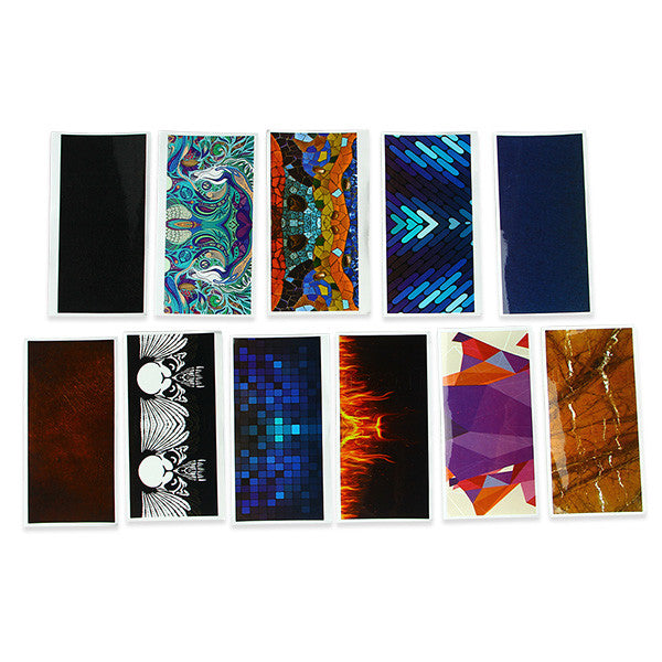 Eleaf iStick Pico Stickers - 11pcs Decorative Vinyl Skins for Vape Mod - Perfect for Customizing & Protecting Your E-Cigarette Device (Home, Travel, Vape Shop Use)