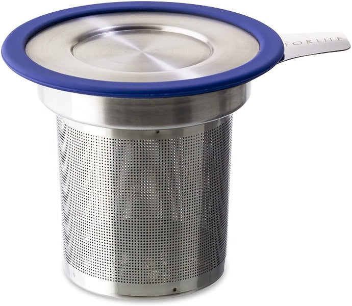 FORLIFE Premium Stainless Steel Extra Fine Tea Infuser - Perfect for Loose Leaf Tea, Herbal Infusions & Iced Tea Brewing at Home or Office