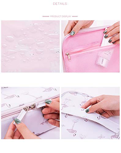 Trexee Portable Makeup Bag Organizer - Waterproof Cosmetic Case with Multiple Compartments for Travel, Women's Toiletry Bag - Perfect for Vacation, Gym & Daily Essentials Storage