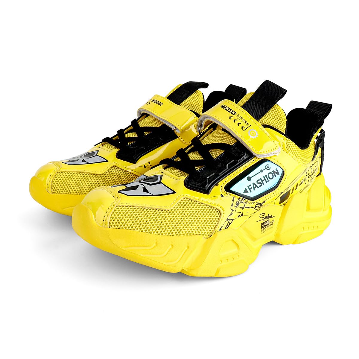 **Boys' Breathable Mesh Sports Shoes - Lightweight Basketball & Running Sneakers for Kids - Trendy Casual Shoes for School, Play & Outdoor Activities**