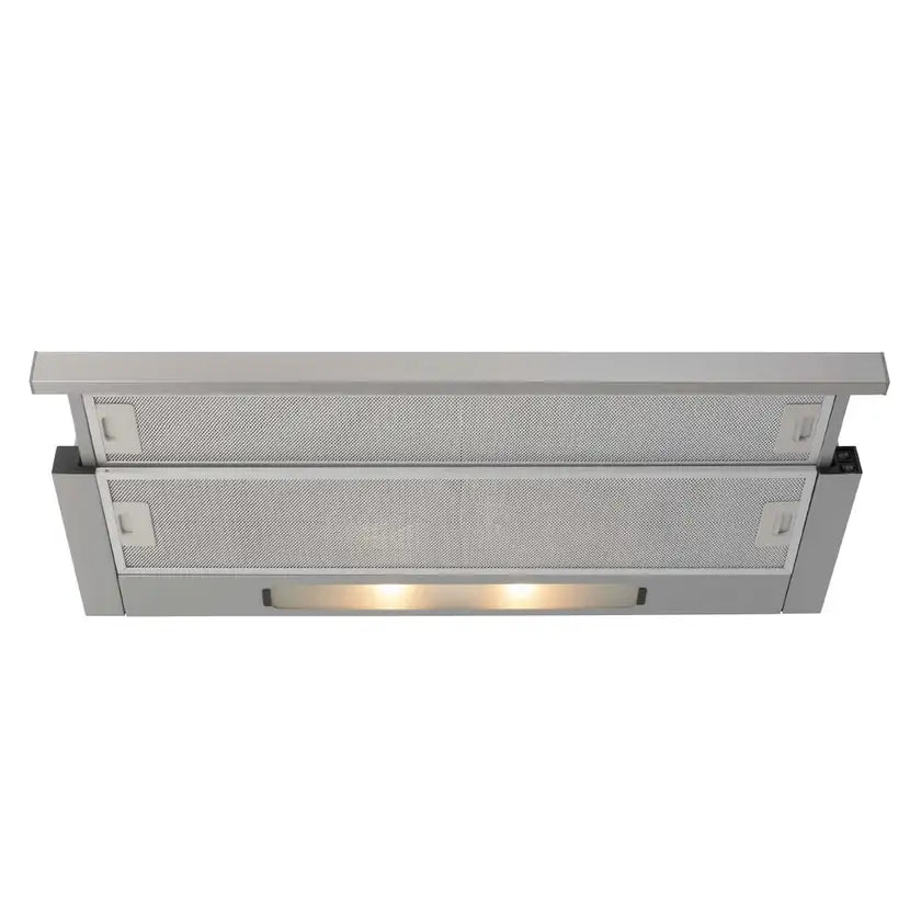 Technika SL10290ISS 90cm Stainless Steel Slide Out Range Hood - Powerful Kitchen Ventilation for Gas & Electric Stoves - Perfect for Modern Home Cooking & Smoke Removal