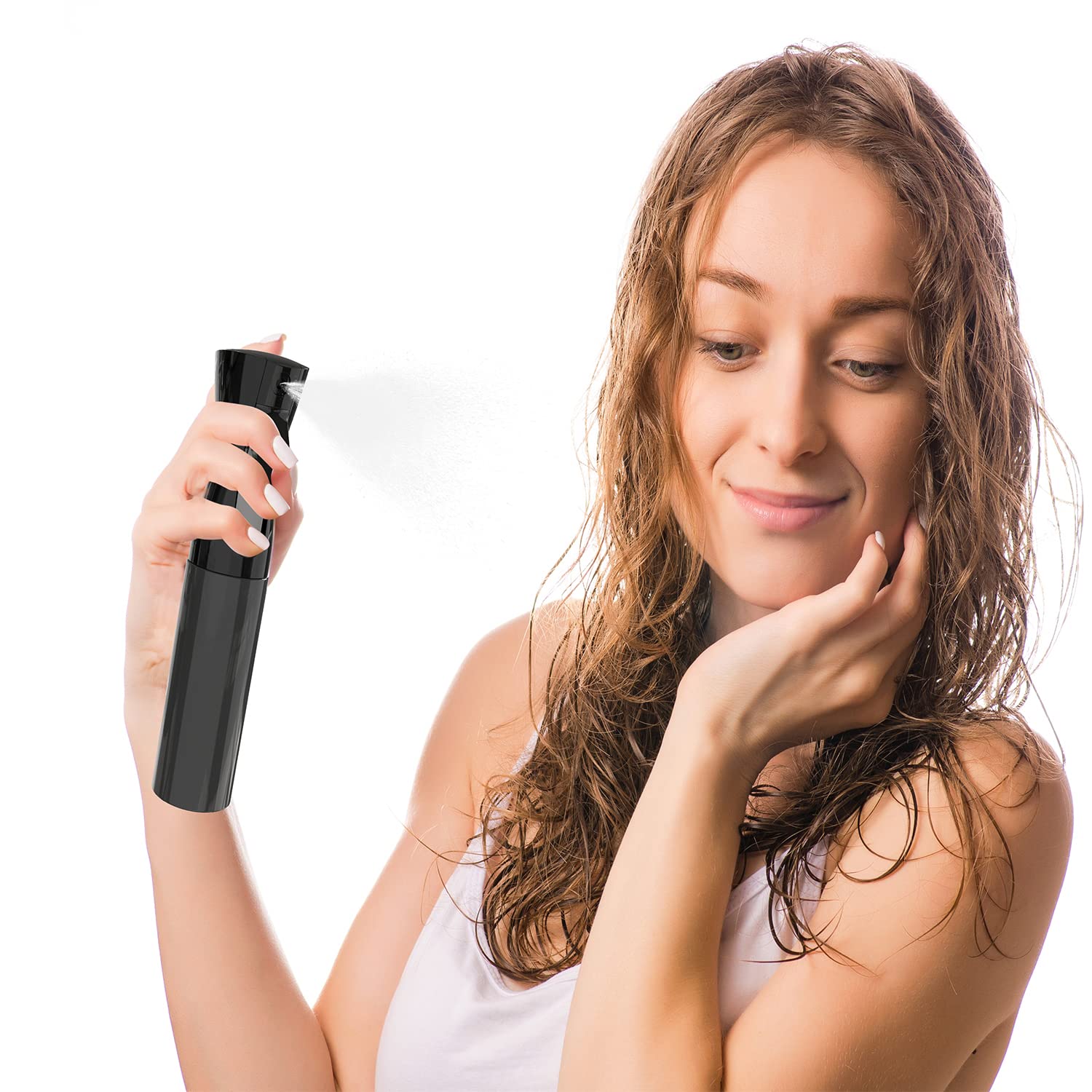 MINGXIAN 2 Pack 10oz Hair Mist Spray Bottles - Fine Mist Sprayer for Hair Styling, Cleaning & Gardening - Perfect for Salon, Home & Outdoor Use