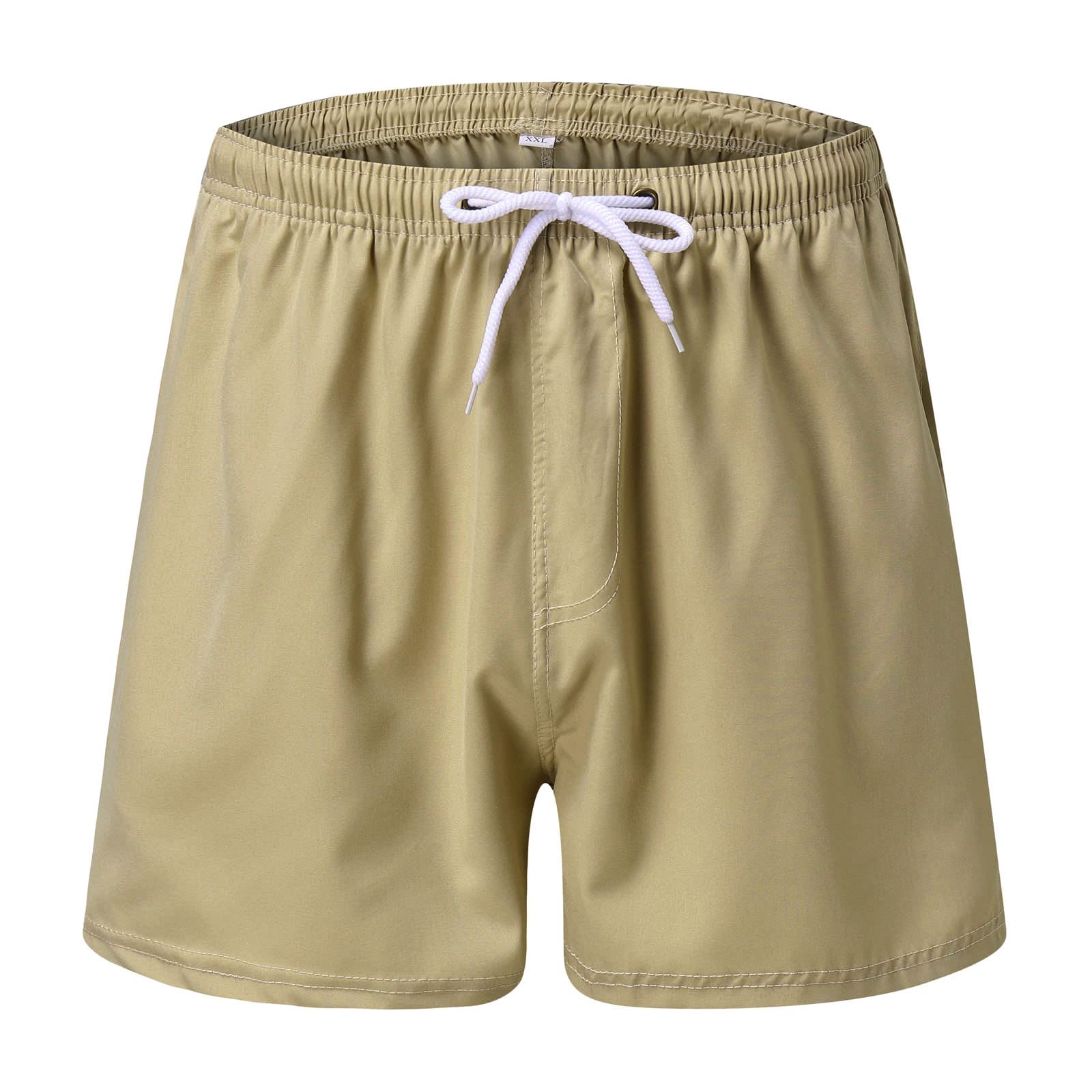 Vibrant Candy-Colored Men's Casual Lace-Up Board Shorts - Quick-Dry Swim Trunks for Beach, Pool & Summer Vacation