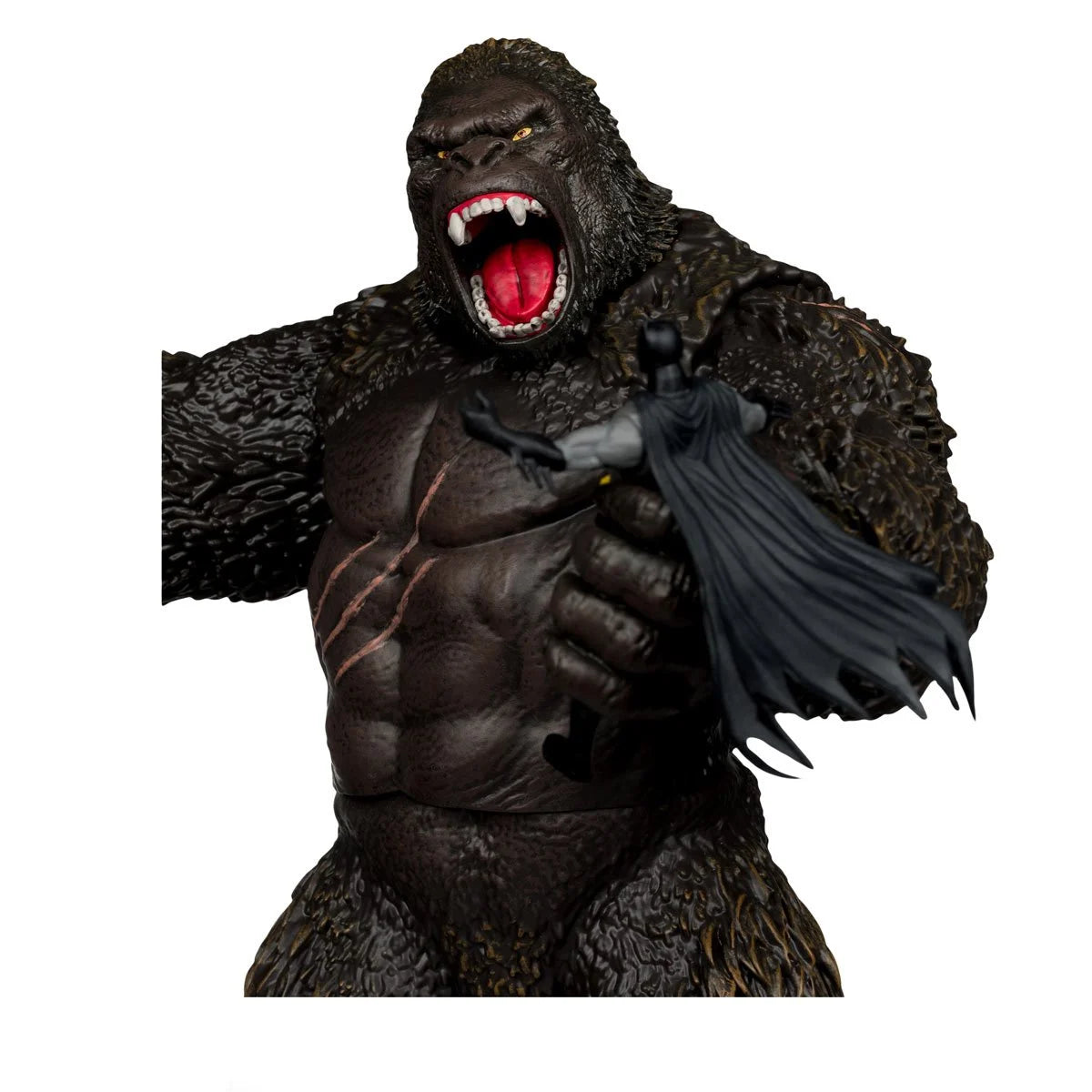 Batman vs. Kong & Justice League vs. Godzilla DC Multiverse Action Figure 2-Pack Set - Collectible Superhero & Monster Figures for Display, Gifts & Battle Scenes