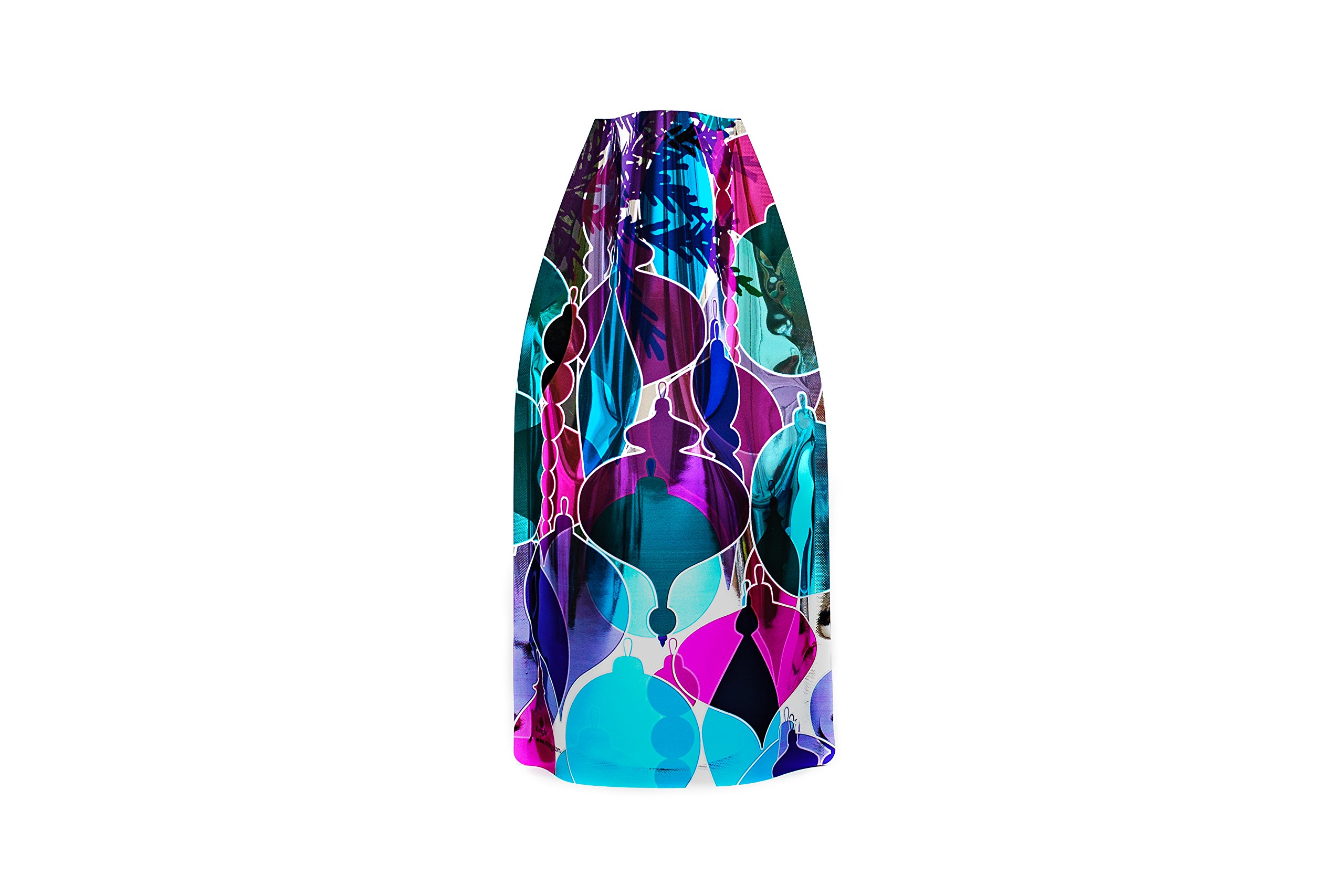 MODGY Expandable Flower Vase - Modern Plastic Decorative Vase for Fresh & Artificial Flowers - Perfect for Dining Table Centerpieces, Living Room, Bathroom, Wedding & Office Decor (Kringle Design) - Ideal for Home Decor, Party Arrangements & Gift Giving