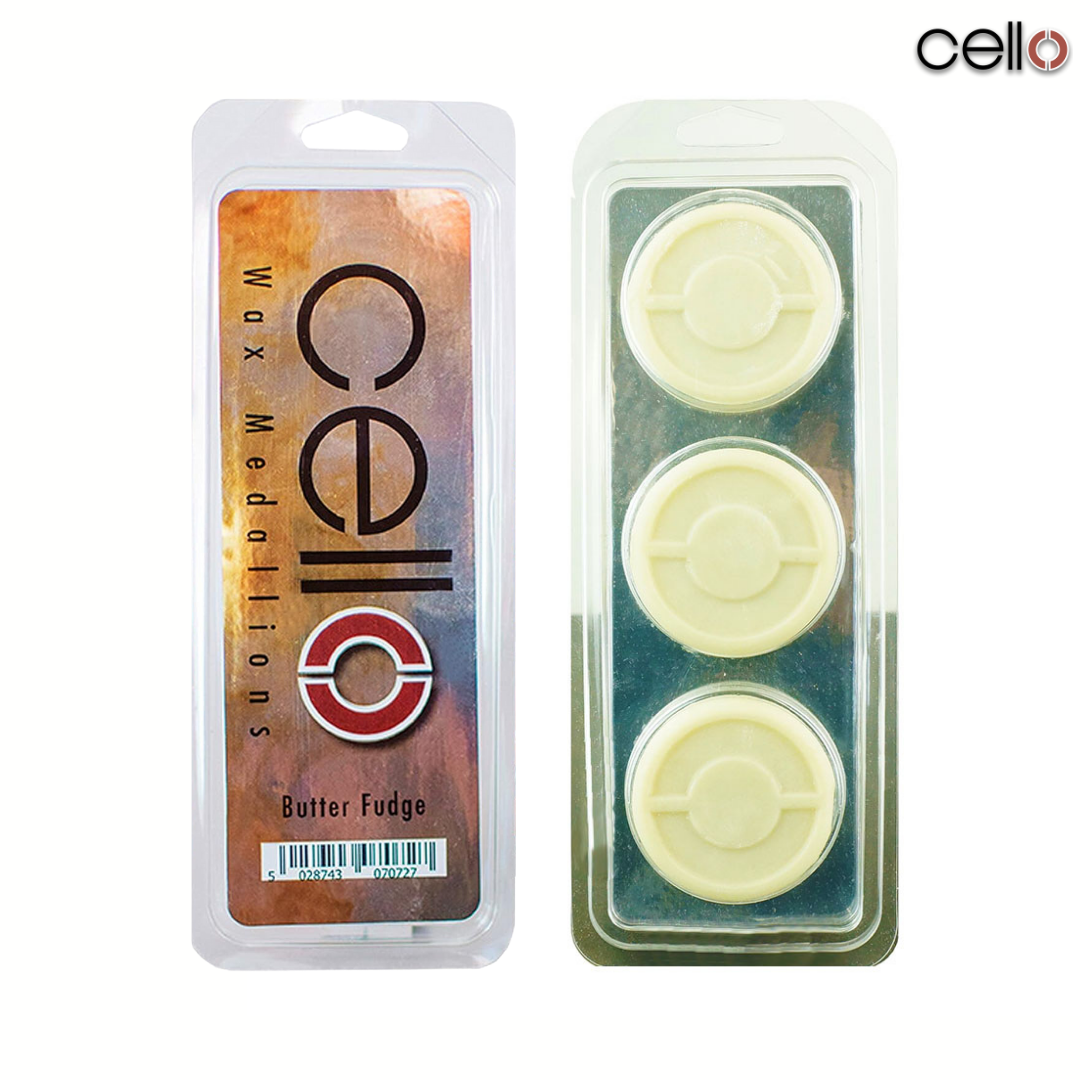 Premium Cello Wax Medallions - Handmade Butter Fudge Candy for Gifts, Parties & Special Occasions - Delicious Sweet Treat for Holidays, Birthdays & Corporate Events