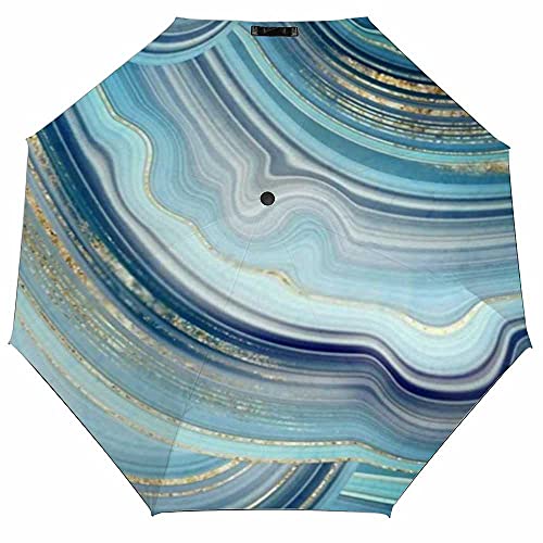 Stone Blue Gold Illustration