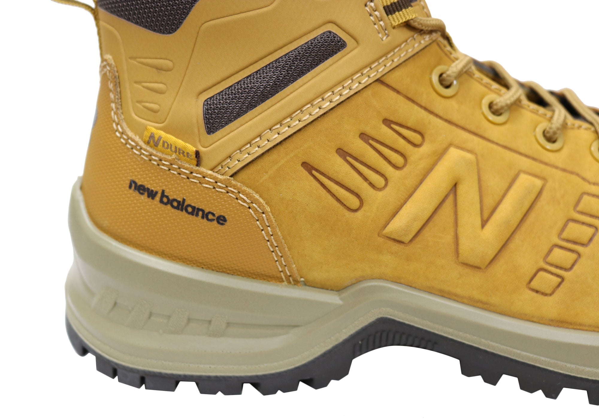 New Balance Contour Men's Leather Composite Toe 4E Extra Wide Work Boots - Steel Toe Safety Shoes for Construction, Warehouse & Industrial Work