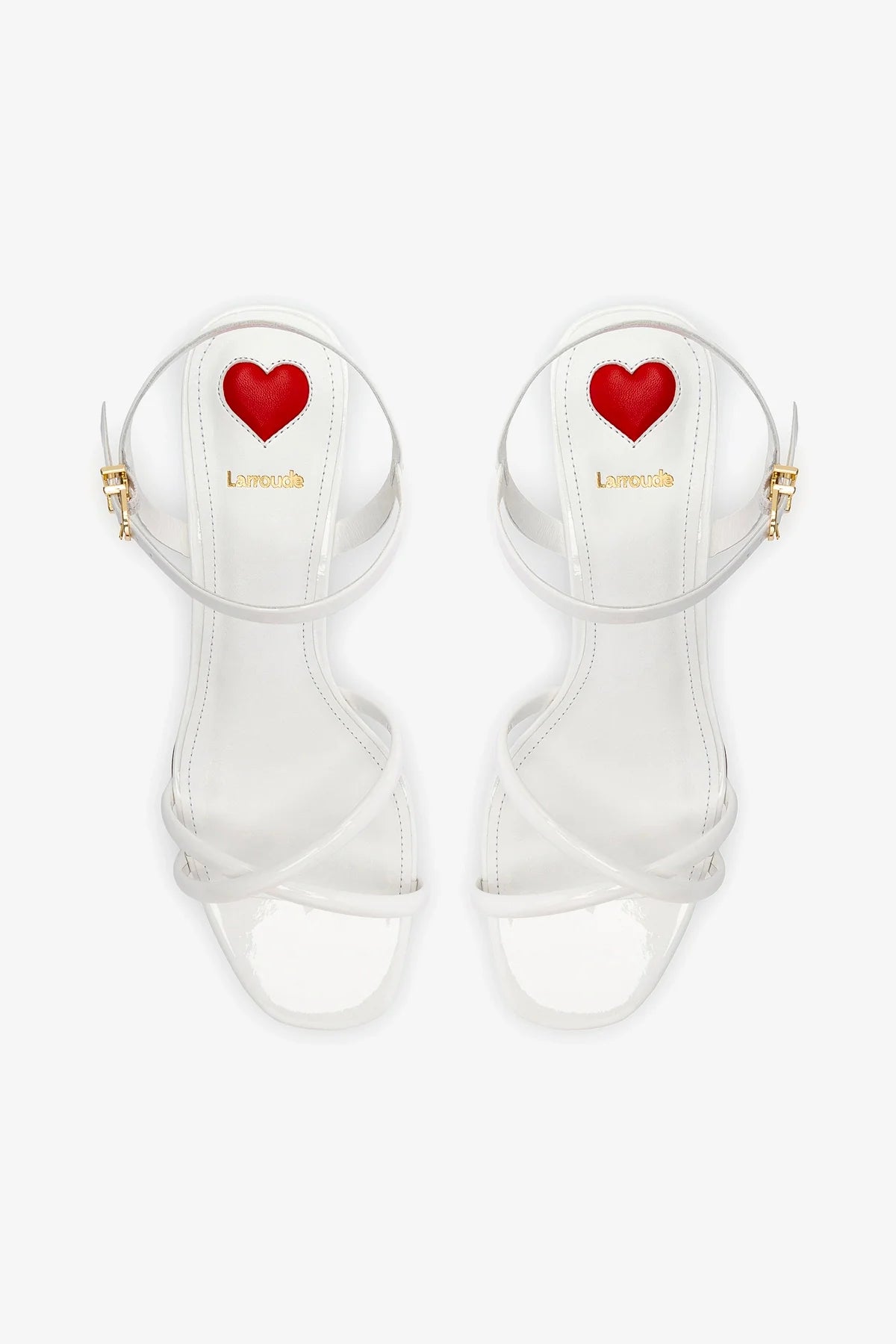 Charlotte Women's White Patent Leather Sandals - Comfortable & Stylish Summer Shoes for Beach, Casual Wear & Outdoor Activities