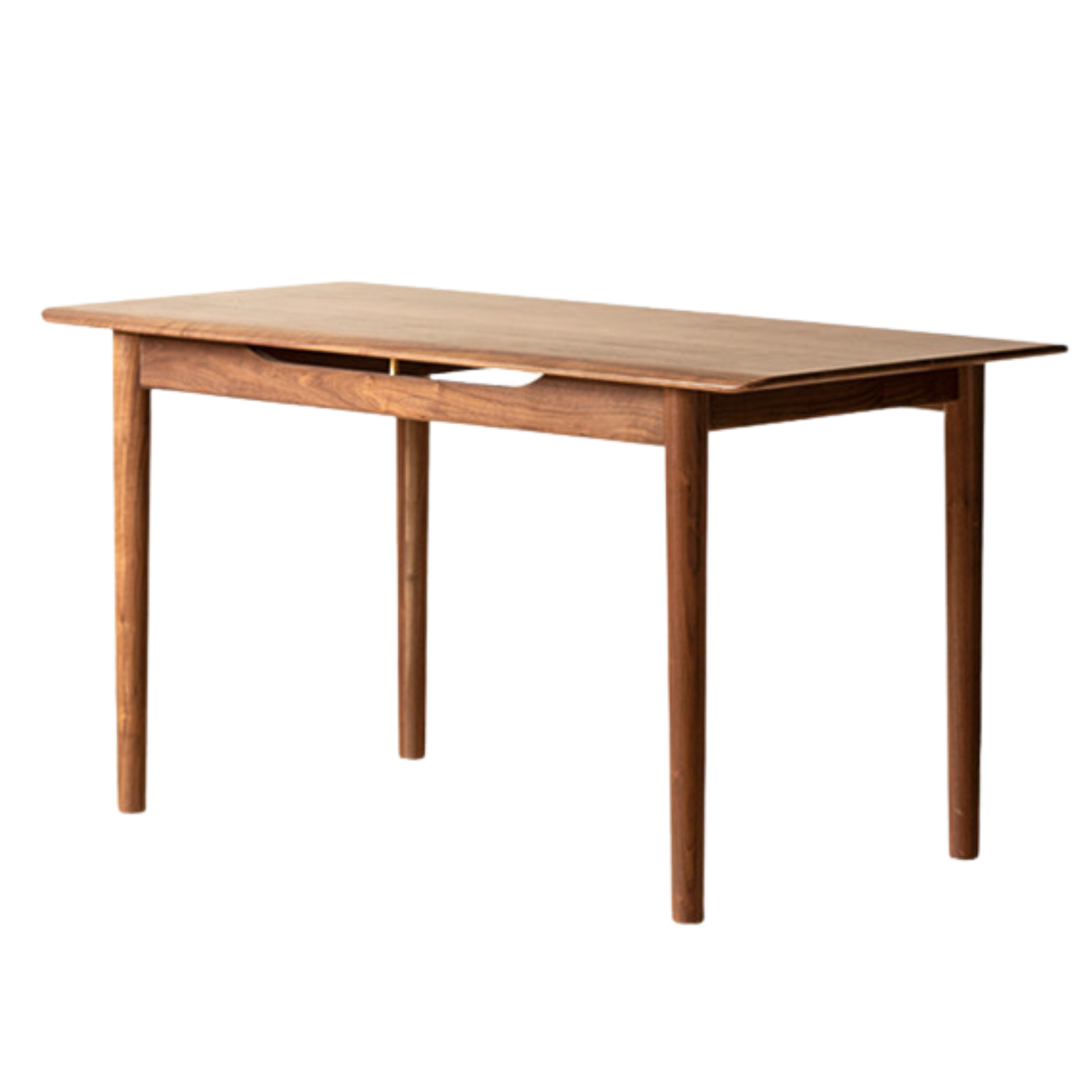 Premium Black Walnut Solid Wood Large Coffee Table - Modern Minimalist Design for Living Room, Lounge & Office