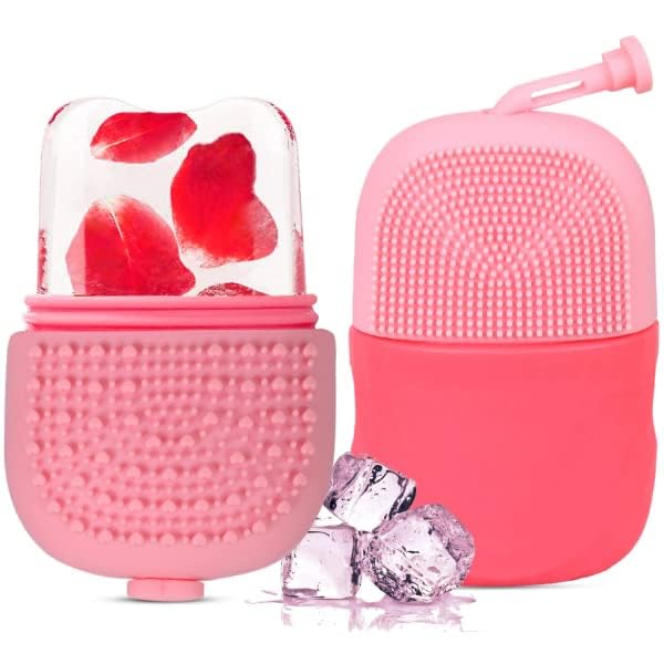 G.FIDEL Ice Roller for Face, Neck & Eye Massage – Reusable Facial Tool for Glowing Skin, Tightening & Acne Prevention | Perfect for Morning Routine, Puffiness Relief & Post-Workout Recovery