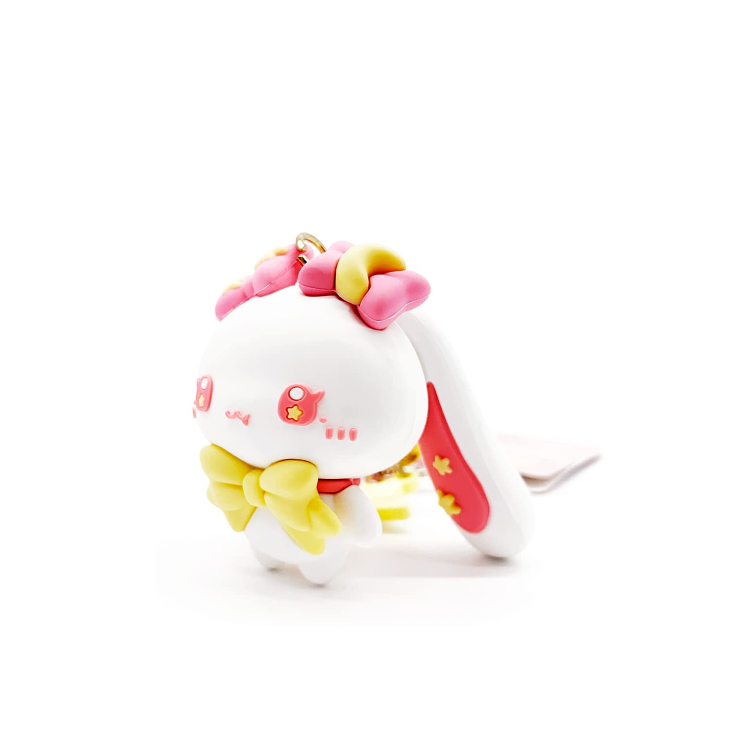 Kawaii Anime Star-Moon Rabbit & Demon Rabbit Keychain - Cute Key Ring for Backpack, Bag Charms & Pendant Gift | Perfect for Cosplay, School Supplies & Everyday Carry