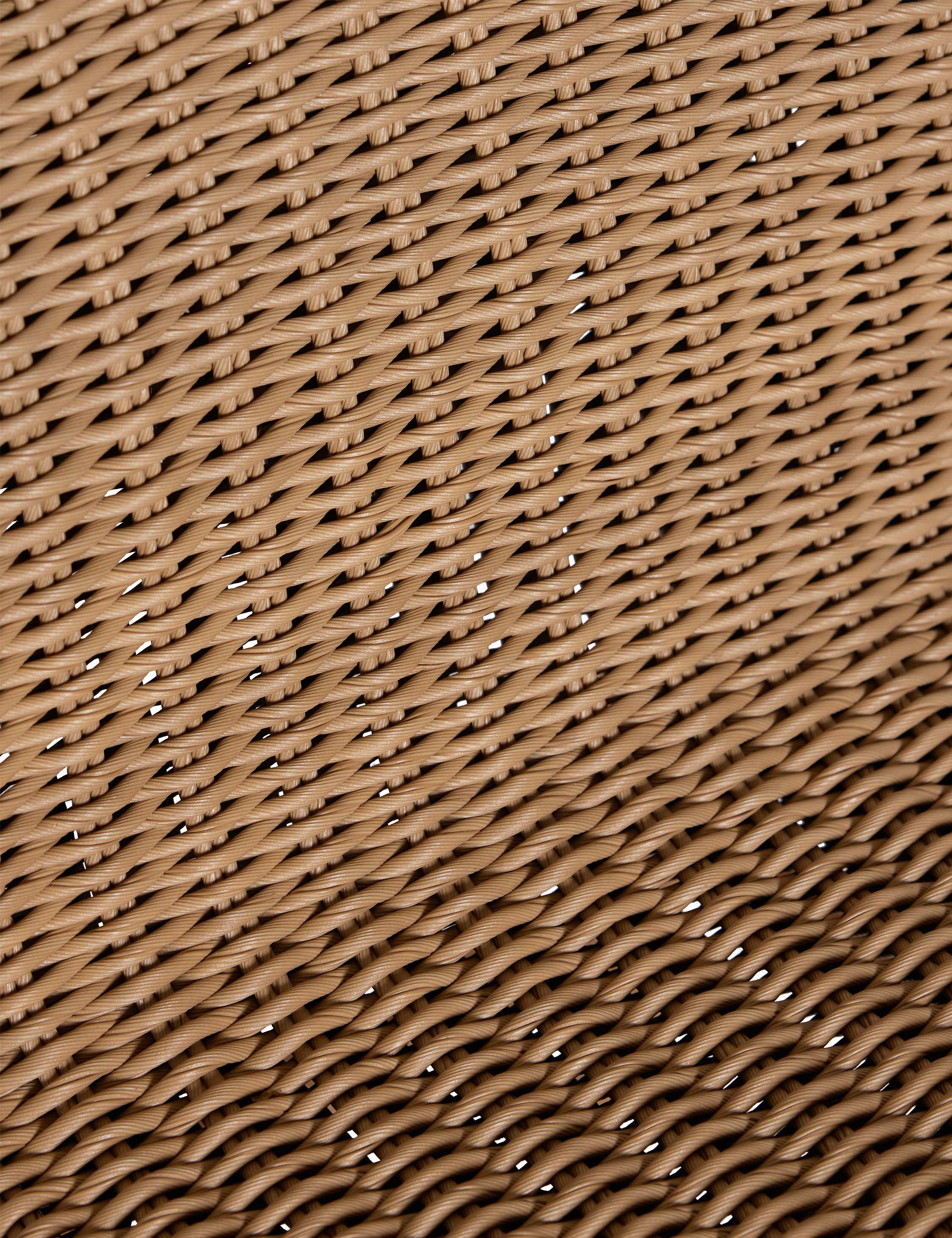 Gally Collection All-Weather Wicker & Teak Swatch - Perfect for Patio, Garden, and Outdoor Furniture Decor