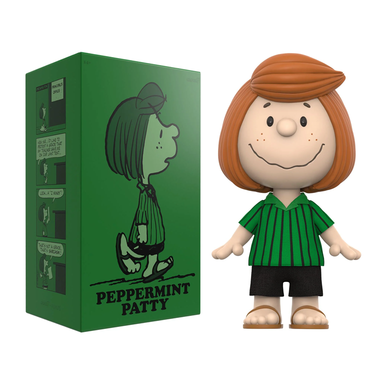 Super7 Peppermint Patty 16-Inch Vinyl Collectible Figure - Perfect for Pop Culture Displays, Comic Con Events & The Peanuts Collection