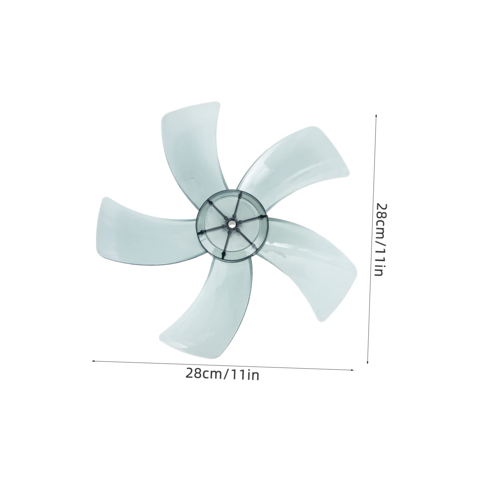 CHILDWEET Universal Plastic Fan Blade Replacement Set - 12 Inch Blades for Indoor/Outdoor Ceiling, Wall & Floor Fans - Durable Replacement Leaves for Food Tray, Cap & More - Perfect for Home Cooling, Kitchen Ventilation & Outdoor Patio Use