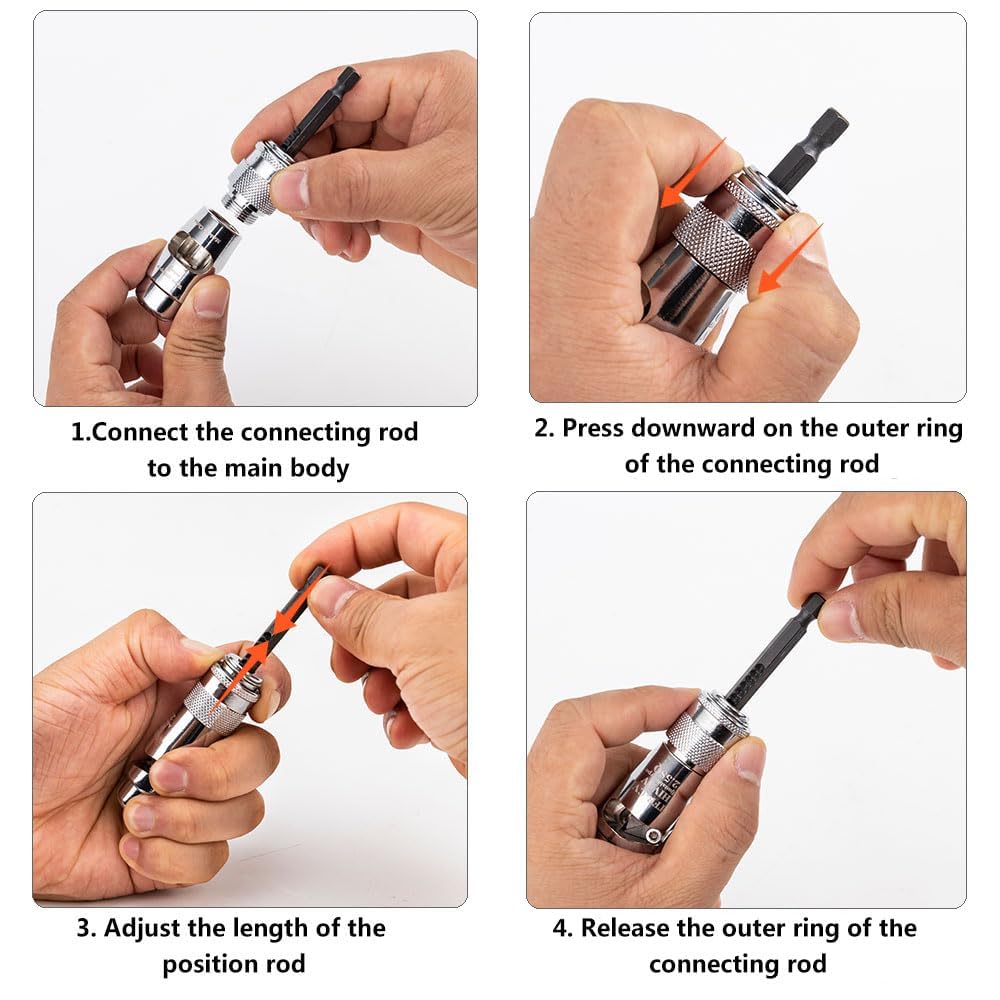 2024 Professional Electric Wire Stripper & Twister Tool Set - Portable Power Drill Compatible Wire Nut Twister for Quick Cable Stripping & Connector Installation - Ideal for Electricians, DIY Home Wiring Projects & Electrical Repairs