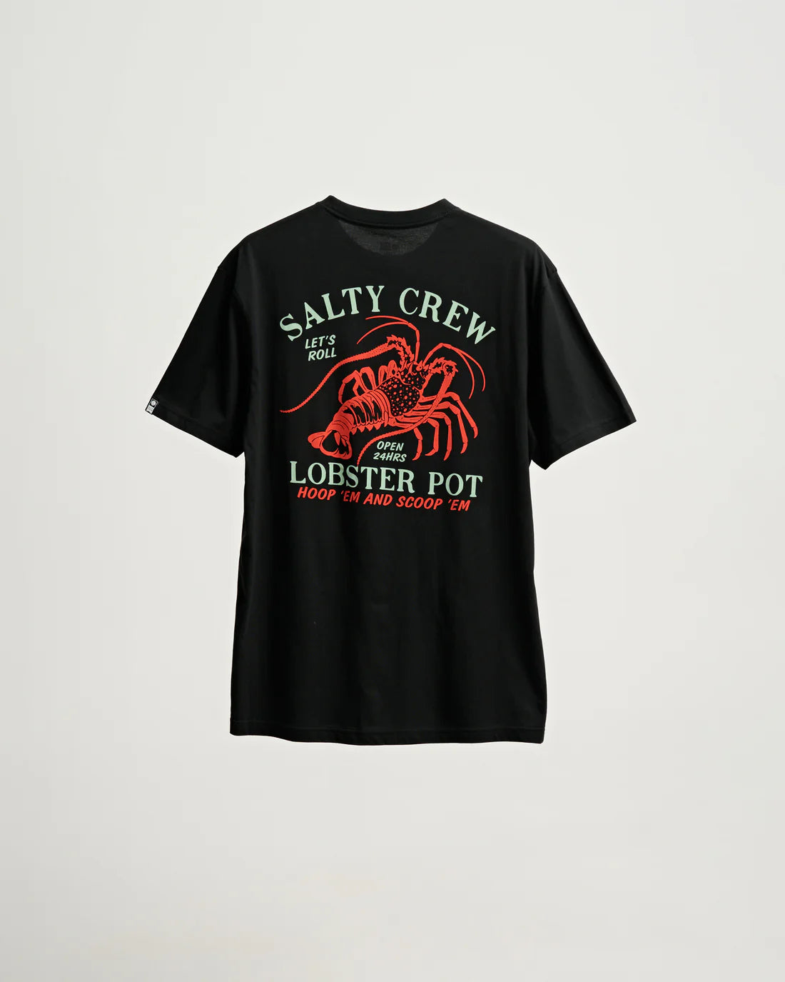 Salty Crew Lobster Pot Premium T-Shirt for Men - Soft Cotton Graphic Tee for Fishing, Boating & Outdoor Adventures