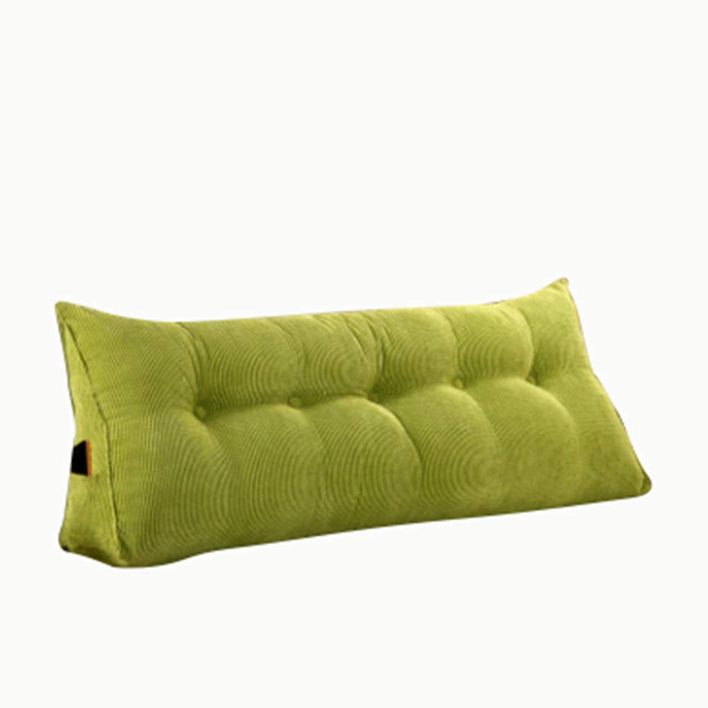 STBD-Corn Triangle Reading Pillow - Solid Color Tatami Lumbar Support Cushion for Bed, Sofa & Floor - 3D Backrest with Removable Cover - Perfect for Reading, Relaxing & Back Pain Relief