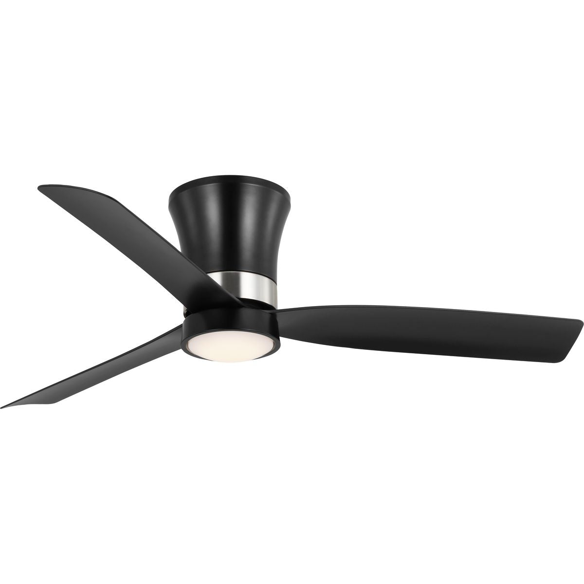 Brant Collection 52 Inch 3 Blade Ceiling Fan with Light - Modern Low Profile Flush Mount Design for Bedroom, Living Room & Office - Energy Efficient Quiet DC Motor