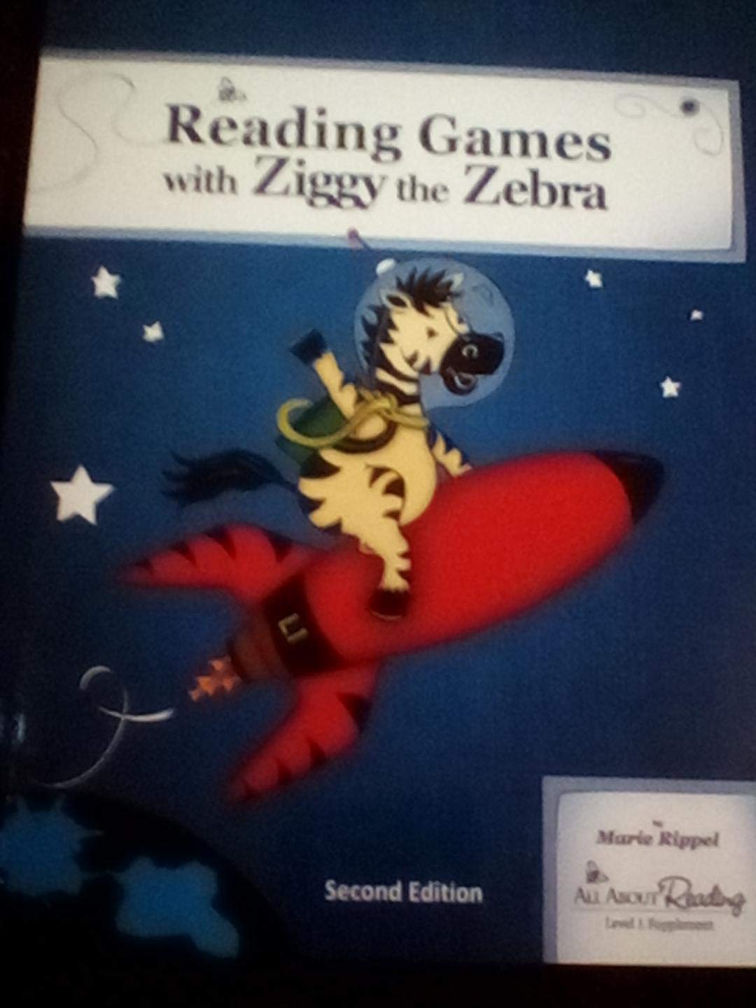 Ziggy Zebra Reading Games Paperback Book - Fun Educational Activities for Kids, Perfect for Homeschooling & Classroom Learning