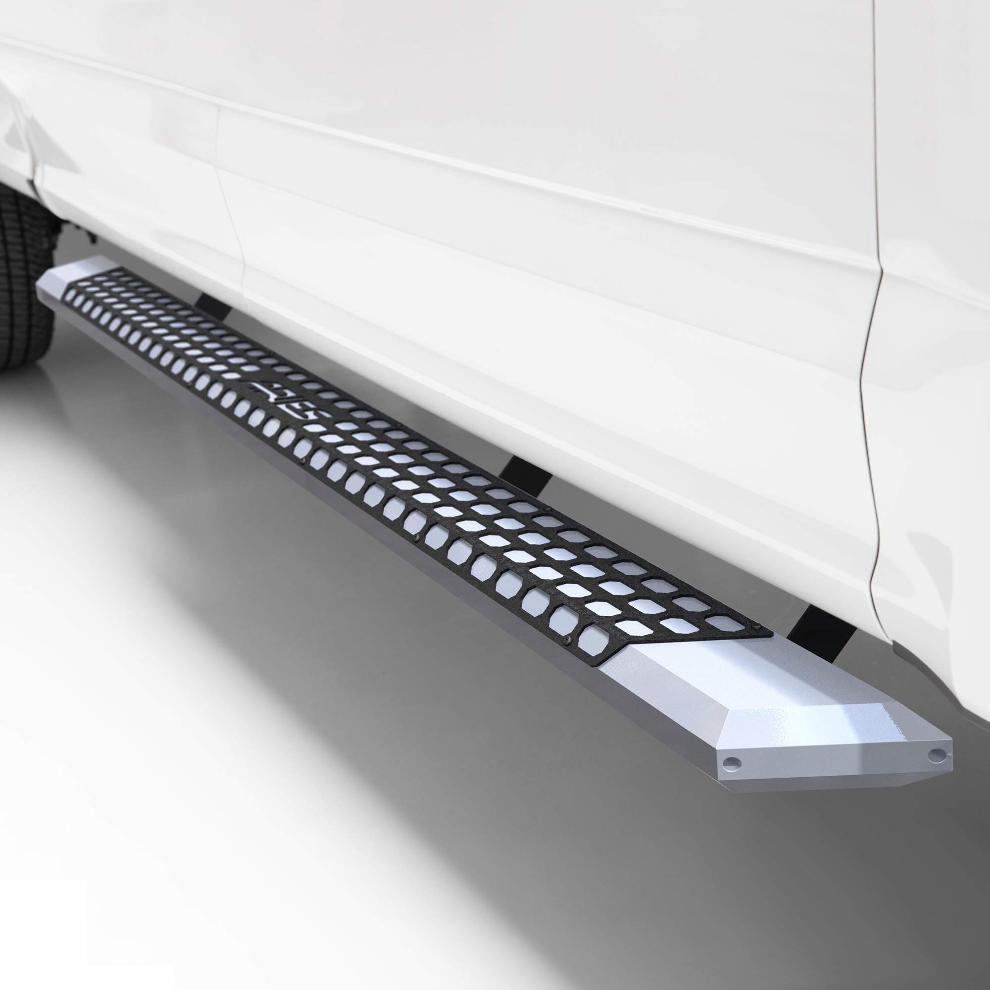 ARIES 2555053 AdvantEDGE Chrome Aluminum 75-Inch Running Boards for Dodge Durango - Heavy Duty Side Steps for Truck & SUV Access, Off-Road Protection & Stylish Upgrade