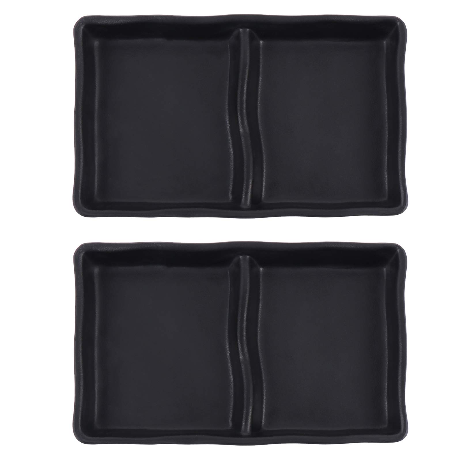 DOITOOL 2-Piece Small Sauce Dishes Set - Perfect for Soy Sauce, Vinegar, Jam, Sushi Dipping & Sea Salt - Ideal for Dining, Entertaining & Kitchen Use