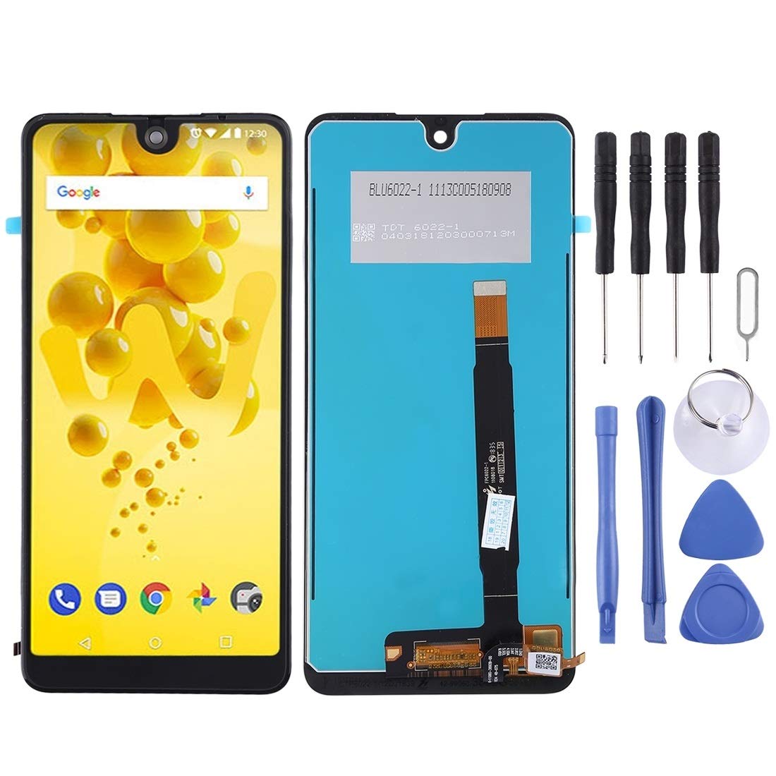 Original Title: Fulvit for Screen Replacement, LCD Screen and Digitizer Full Assembly for Wiko View 2 Cell Phone Repair Parts (Color : Black)  Optimized Title: Wiko View 2 LCD Screen & Digitizer Full Assembly Replacement - Black | High-Quality Phone Repair Parts for DIY Fixes & Professional Use | Perfect for Cracked or Damaged Screens