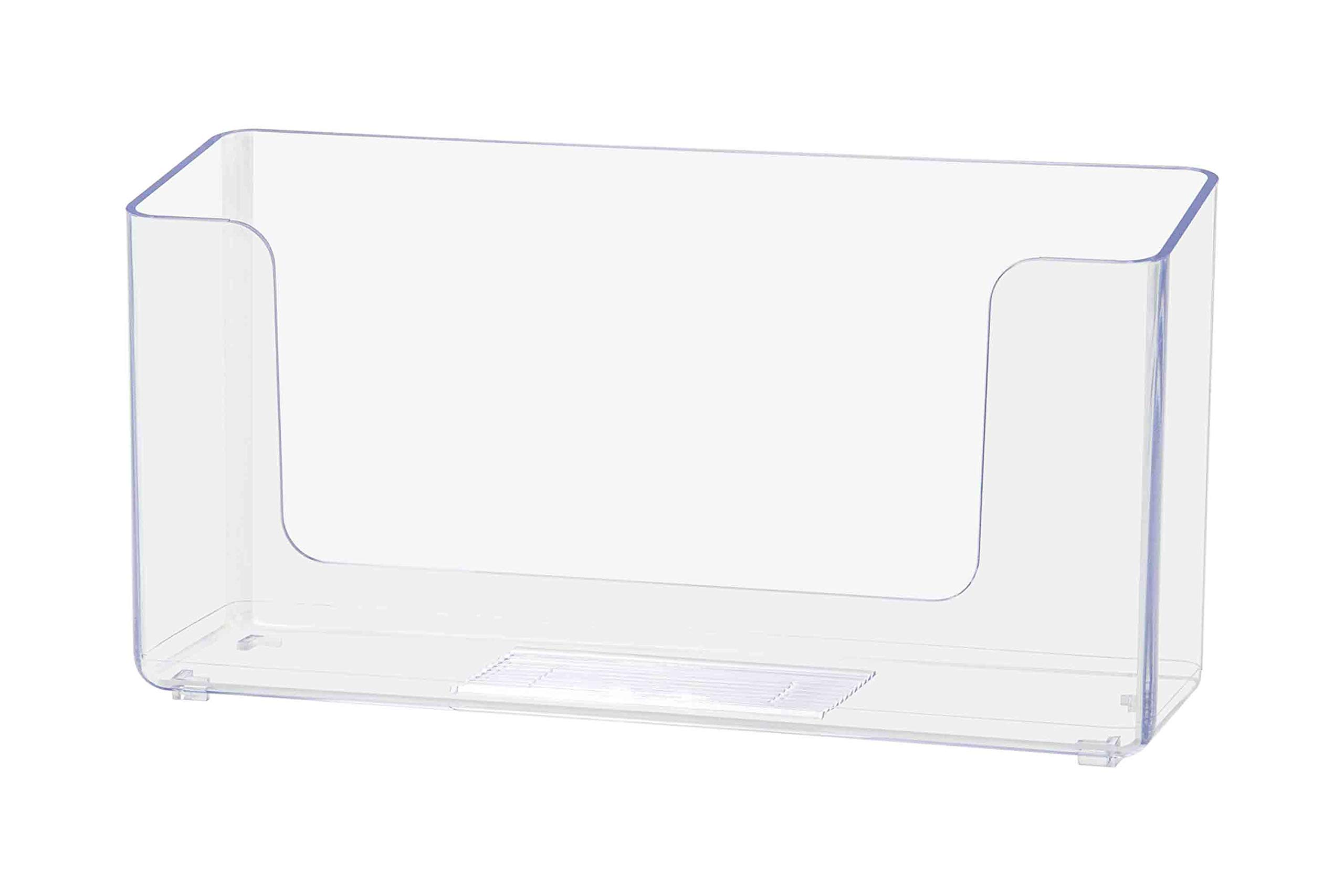 12 Pack Clear Acrylic Brochure Holders - 5