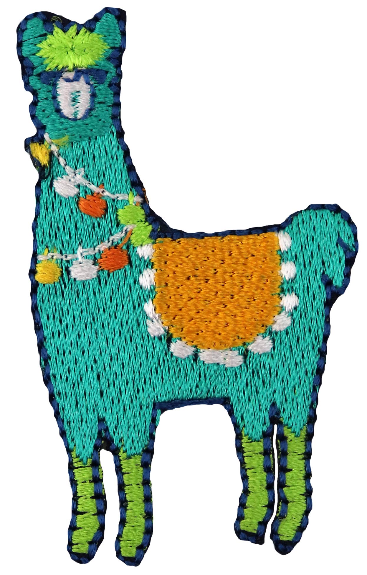 Colorful Llama Iron On Patch for Clothing - 1.3