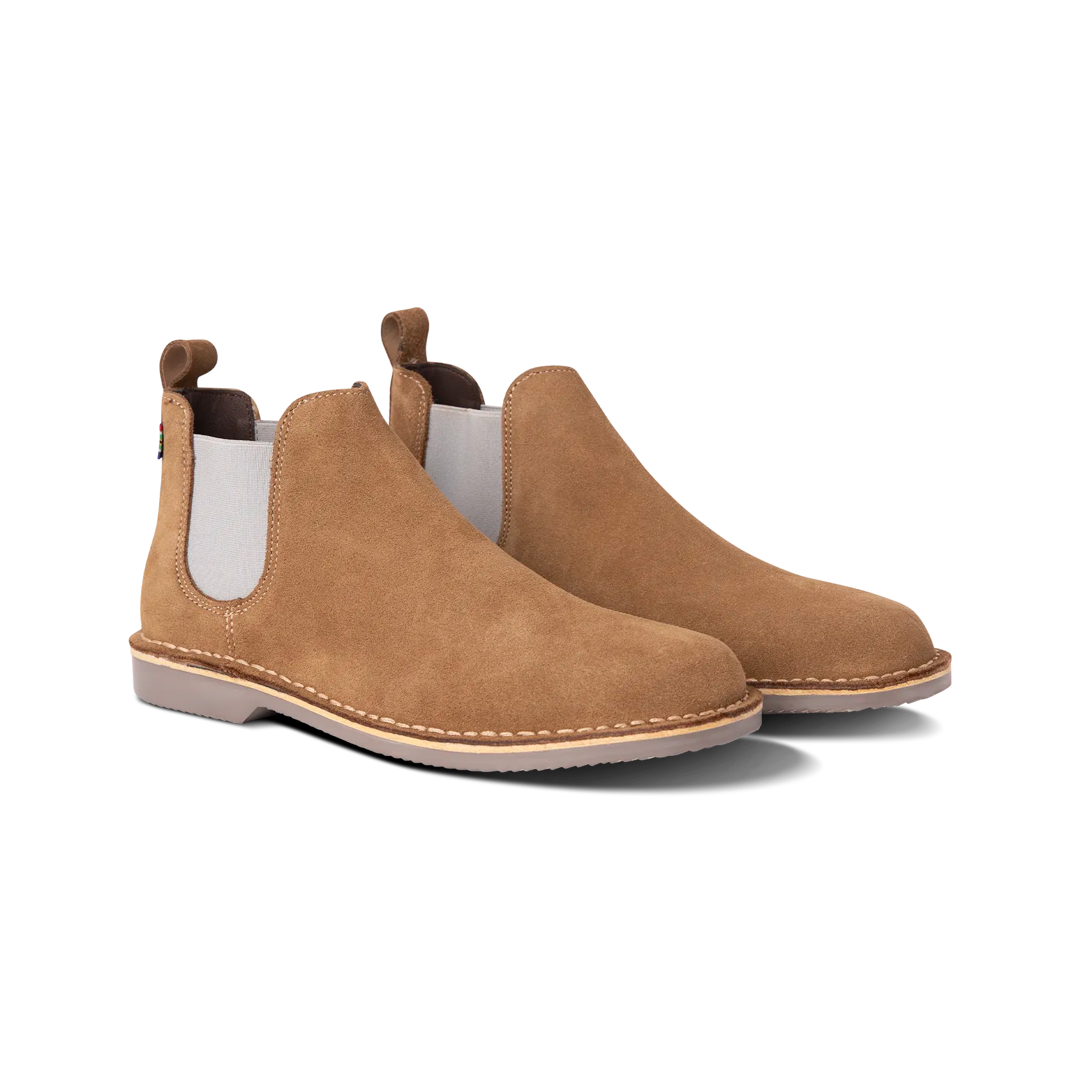 Men's Chelsea Boots with Grey Sole - Comfortable & Stylish Ankle Boots for Casual Wear, Work & Outdoor Activities