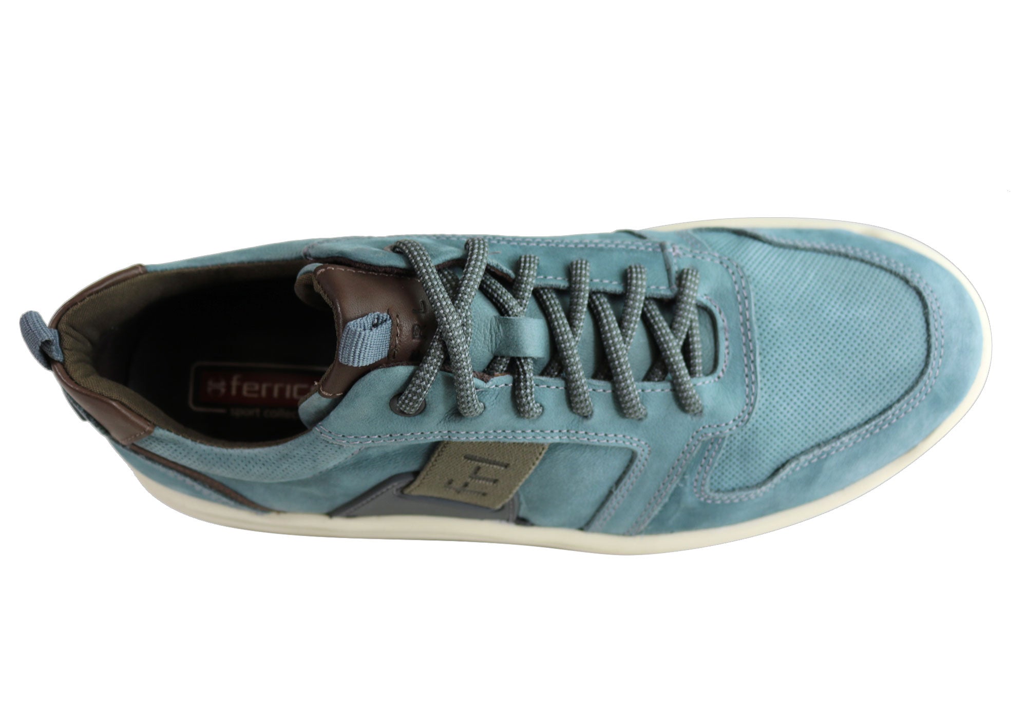 Ferricelli Stan Men's Leather Lace-Up Casual Shoes - Comfortable & Durable Brazilian-Made Footwear for Work, Travel & Everyday Wear