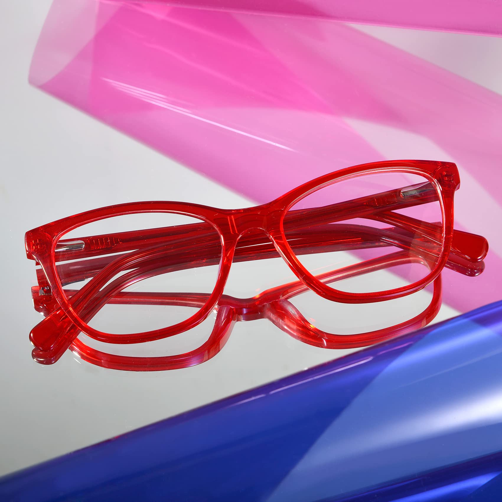 FREYRS Betty Blue Light Blocking Glasses for Women - Cat Eye Computer Glasses with Anti-UV & Anti-Glare Protection - Perfect for Office Work, Gaming & Screen Time