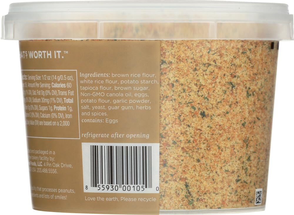 Aleia's Gluten Free Italian Style Bread Crumbs - 13 oz | Panko Alternative for Chicken, Fish & Meat Coating | Perfect for Baking, Frying & Italian Recipes