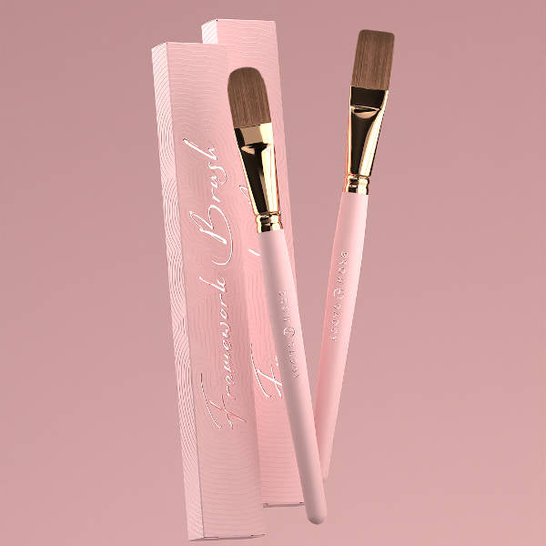 Brow Daddy Framework Master Brush Ink - Professional Eyebrow Tattoo & Microblading Tool for Perfect Brows - Ideal for Salon, Spa & Home Use
