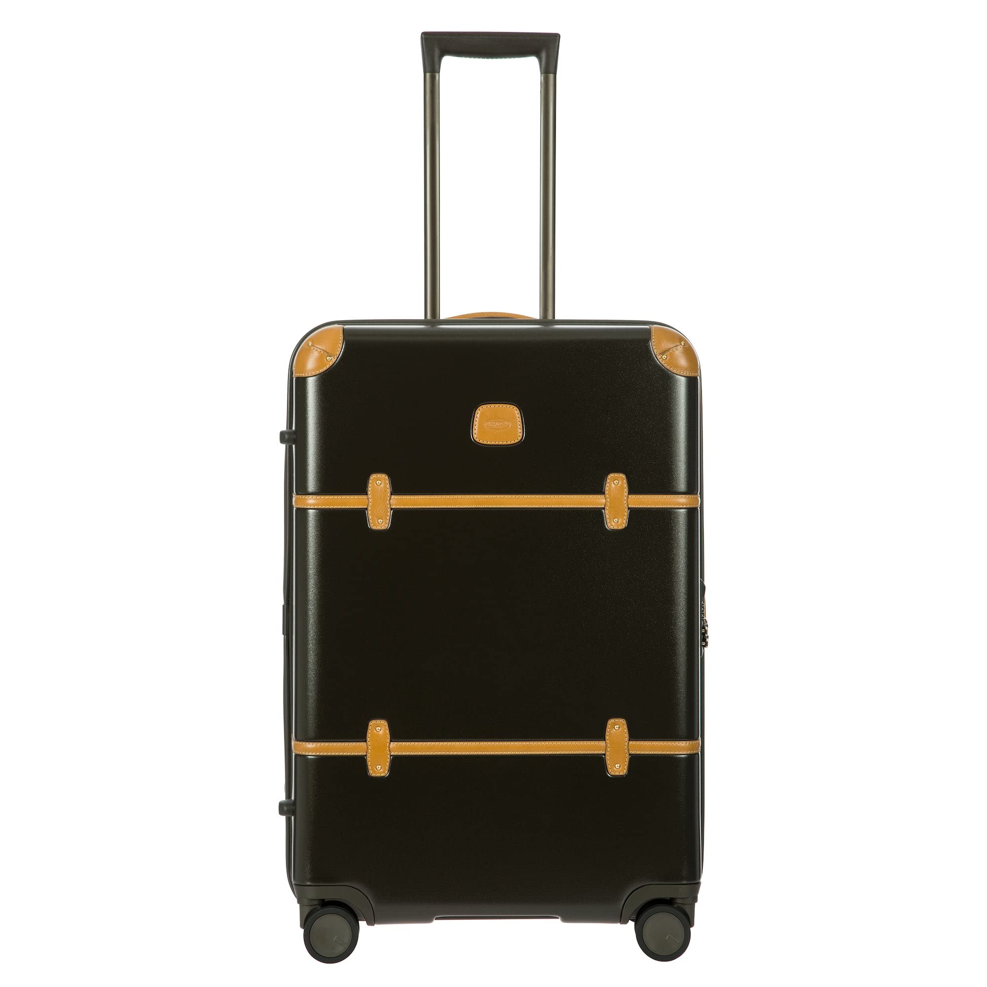 Bric's Bellagio 2.0 Spinner Trunk - 27 Inch Luxury Suitcase for Travel - TSA Approved Luggage for Women & Men - Olive Green Hardshell Carry-On - Perfect for Business Trips & Vacations
