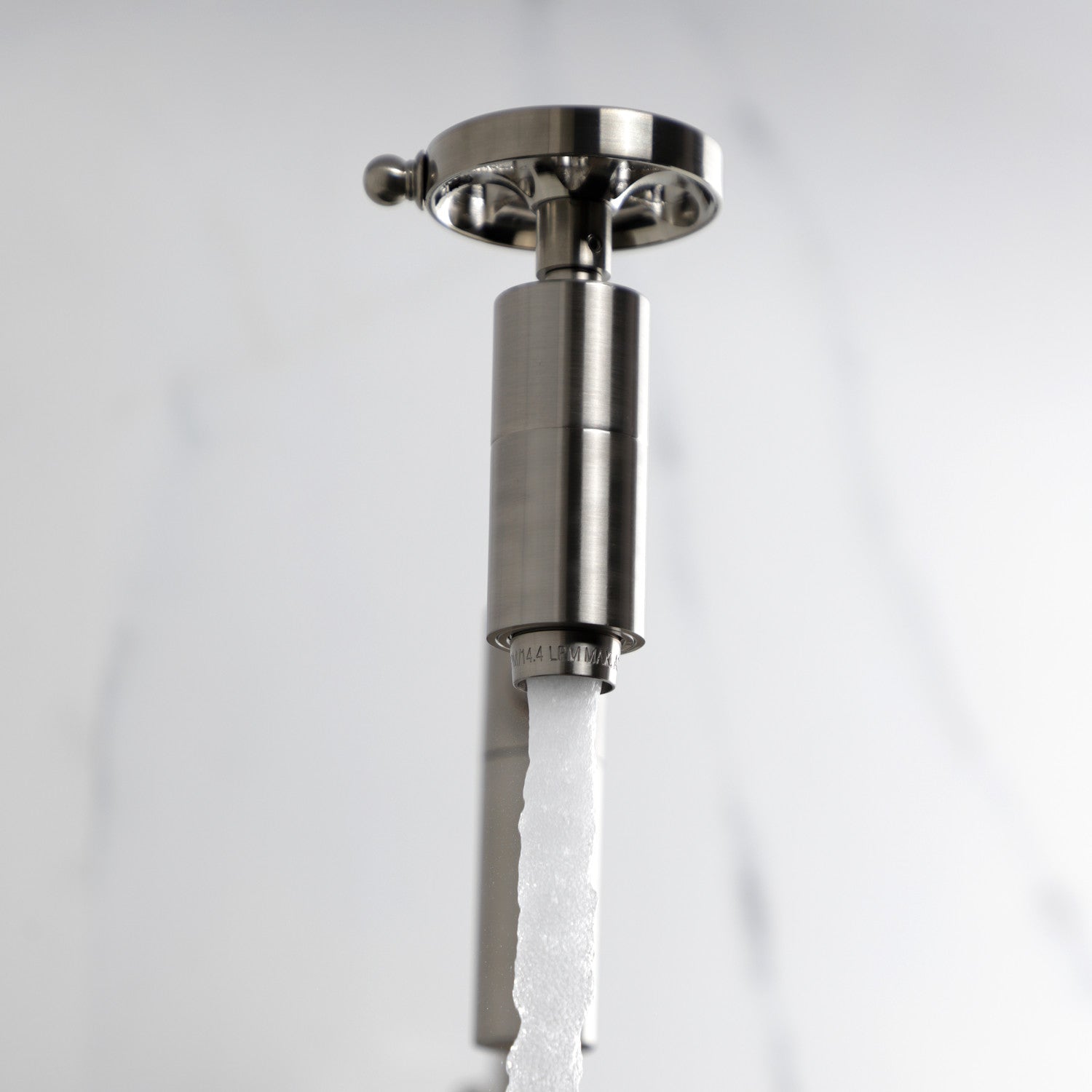Belknap KS8108RX Brushed Nickel Two Handle Wall Mount Pot Filler Faucet - Perfect for Kitchen Sink, Stove & Cooking Area