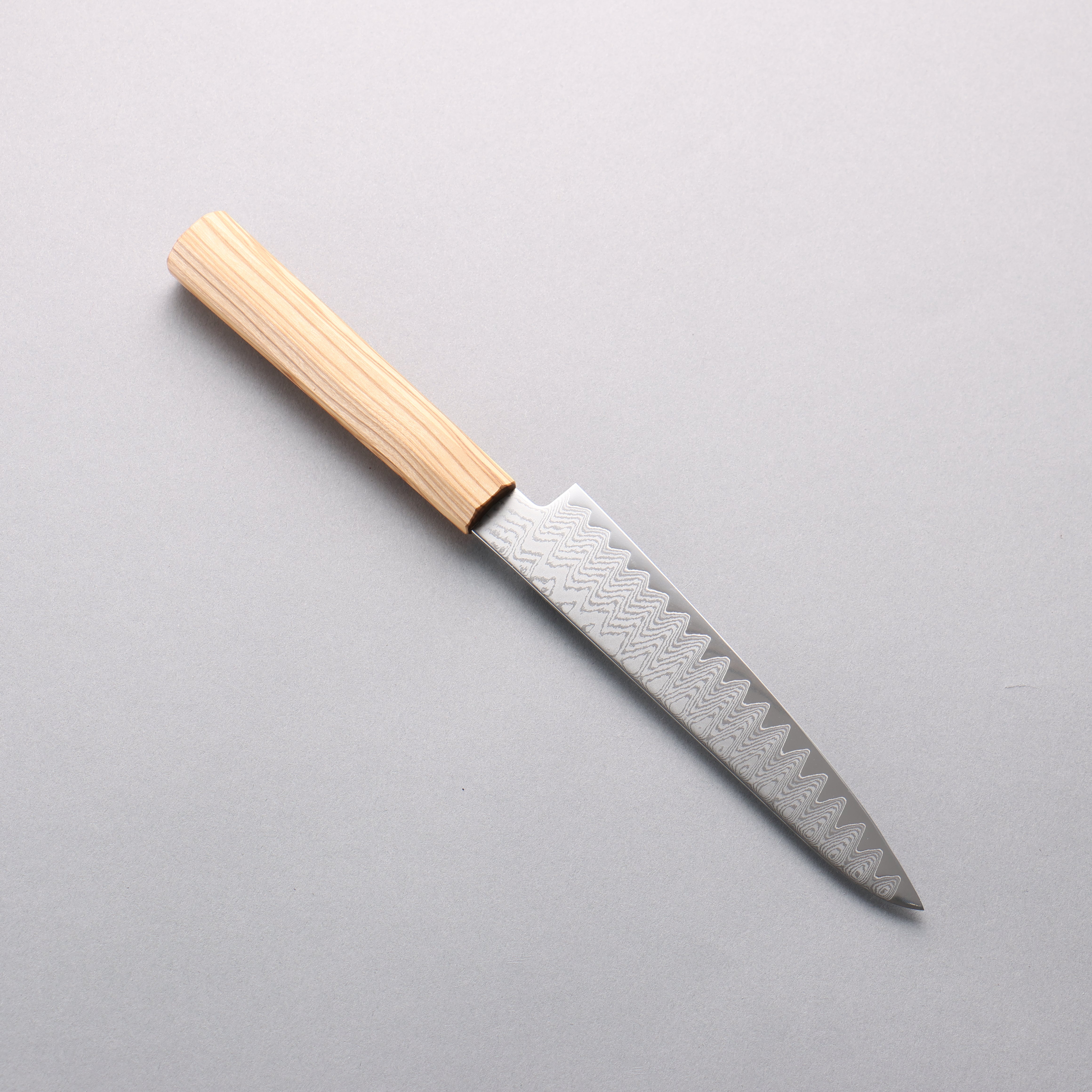 Premium VG10 Damascus Steel Petty Utility Knife 150mm - Olive Wood Handle for Precision Slicing, Dicing & Garnishing | Perfect for Home Chefs & Professional Kitchens