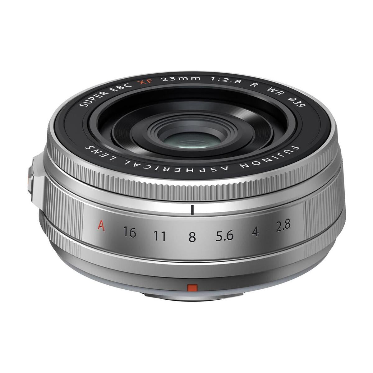 Fujifilm XF 23mm F2.8 R WR Silver Lens - Compact Prime Lens for Fuji X-Mount Cameras - Perfect for Street Photography, Travel & Everyday Shooting