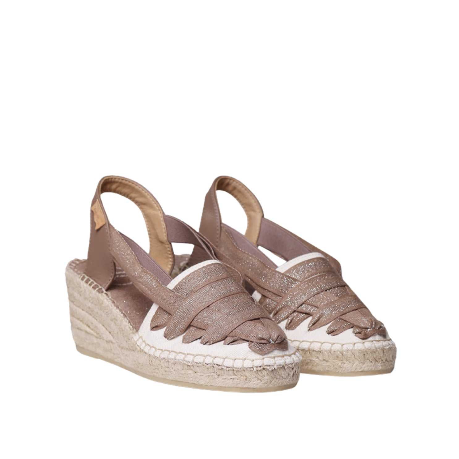 Women's Multicolor Cotton Blend Wedge Espadrilles - Comfortable Summer Casual Shoes for Beach, Vacation & Outdoor Activities