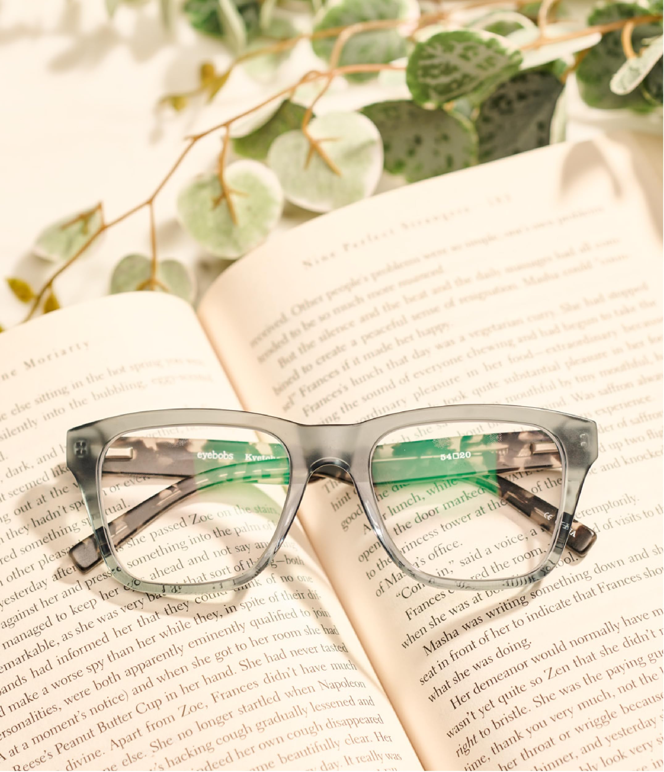 eyebobs Kvetcher Blue Light Blocking Reading Glasses - Unisex Square Frame Computer Glasses for Men & Women | Reduce Eye Strain for Work, Gaming & Digital Screen Use