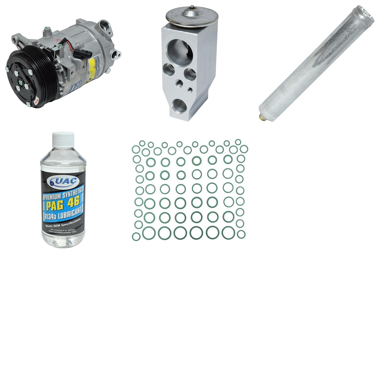 HVAC A/C Compressor Replacement Kit - Compatible with Multiple Car Models | High-Performance Auto AC Repair Kit for Smooth Cooling | Perfect for DIY Mechanics & Professional Technicians