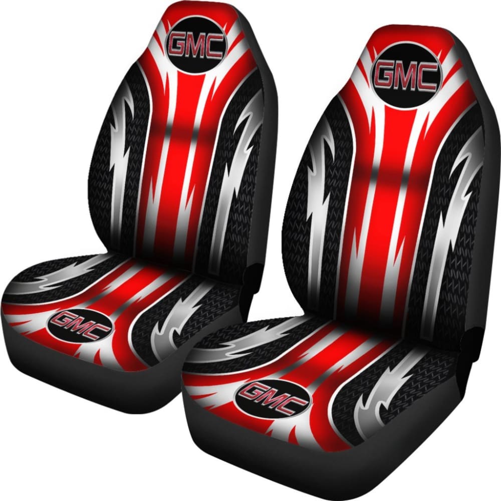 Premium 2-Piece Front GMC Seat Covers - Red (Part #144627) | Universal Fit for GMC Trucks & SUVs | Waterproof & Durable Protection for Work, Travel & Outdoor Adventures