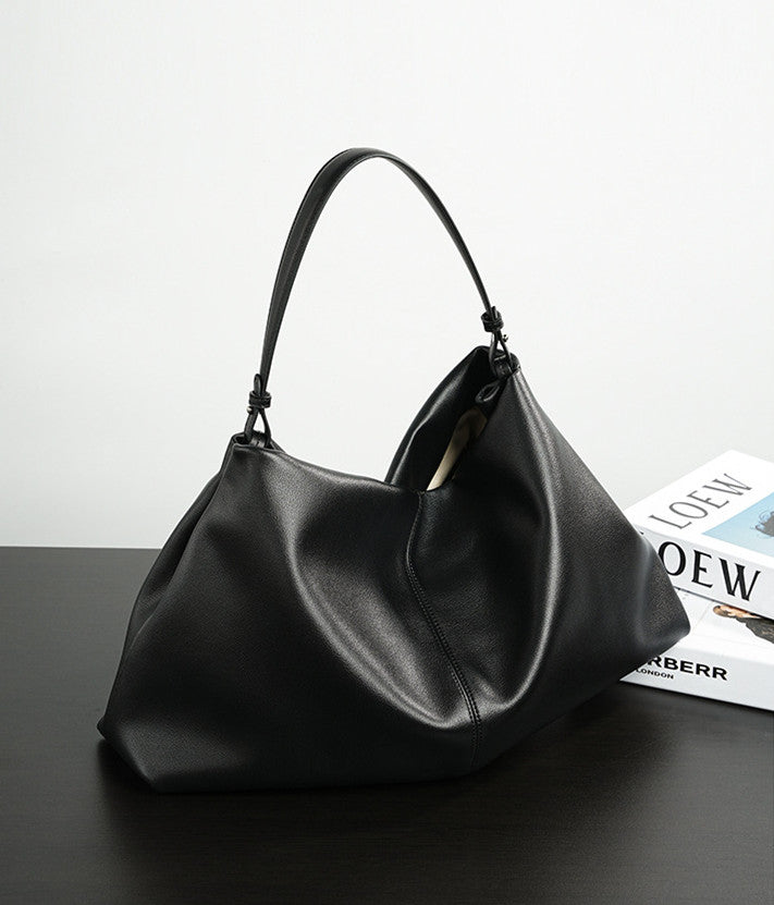 Premium Spacious Leather Shoulder Bag for Women - Stylish Crossbody Purse with Multiple Pockets - Perfect for Work, Travel & Everyday Use