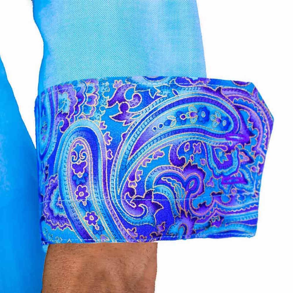Stylish Light Blue & Purple Designer Dress Shirts | Premium USA-Made Formal Wear | Perfect for Business Meetings & Special Occasions