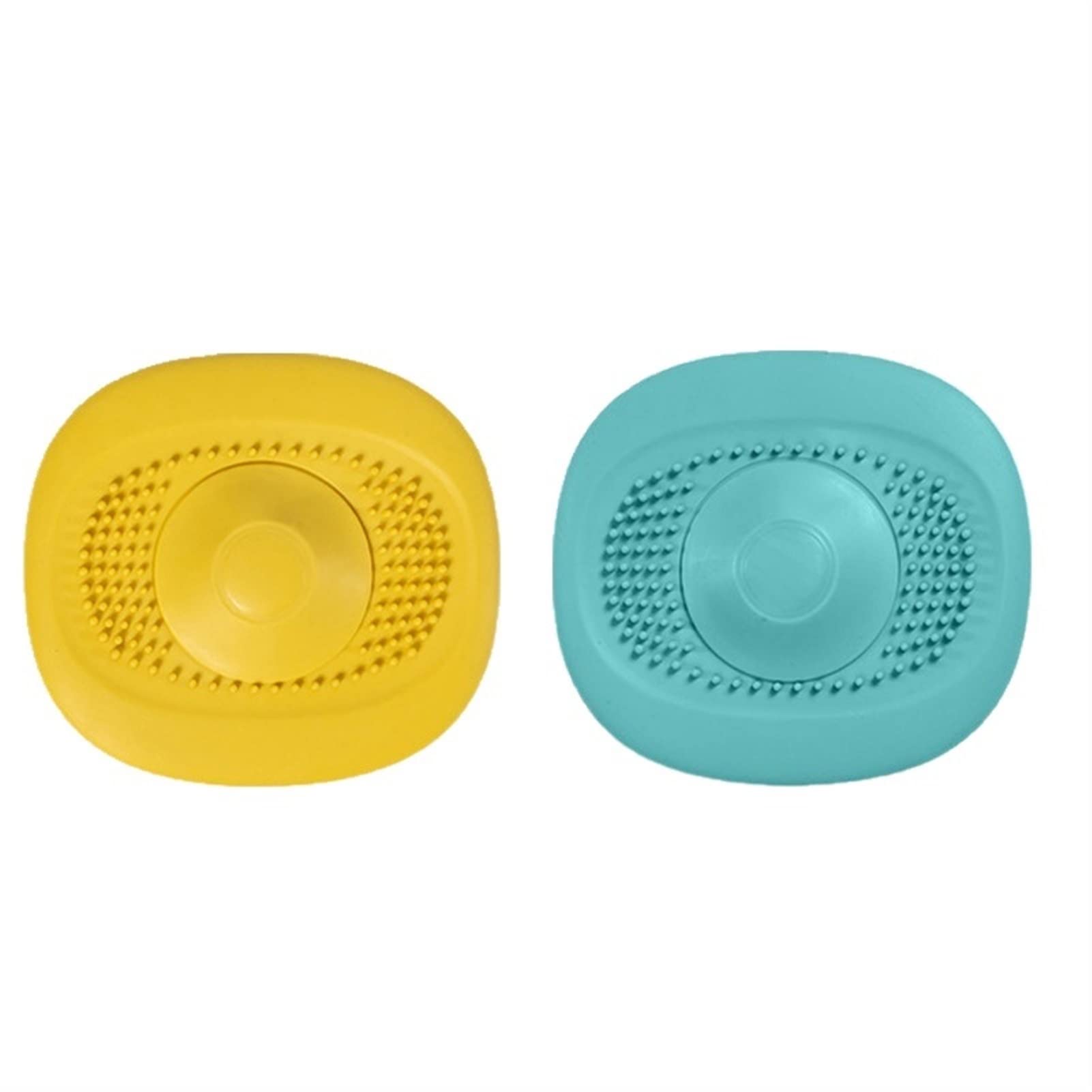 DIGUCFH 1/2 Pack Bathroom Sink Strainer Filter - Washbasin Drain Hair Catcher with Irregular Pattern - Bath Stopper Plug for Kitchen & Bathroom Accessories (Set of 6) - Prevents Clogs in Sinks, Showers & Tubs