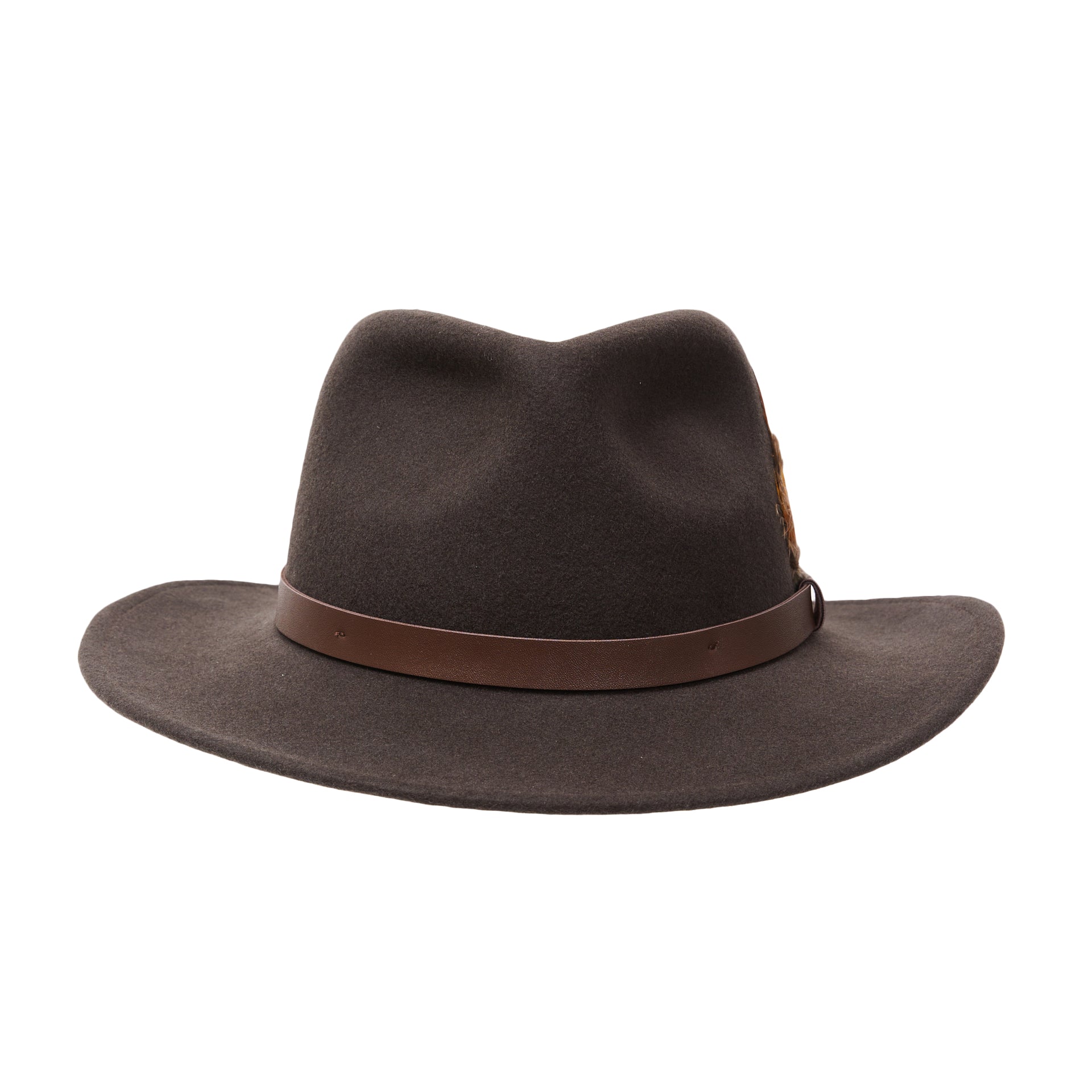 Stylish William Fedora Hat for Men - Classic Wool Felt Dress Hat with Brim - Perfect for Weddings, Parties & Formal Occasions