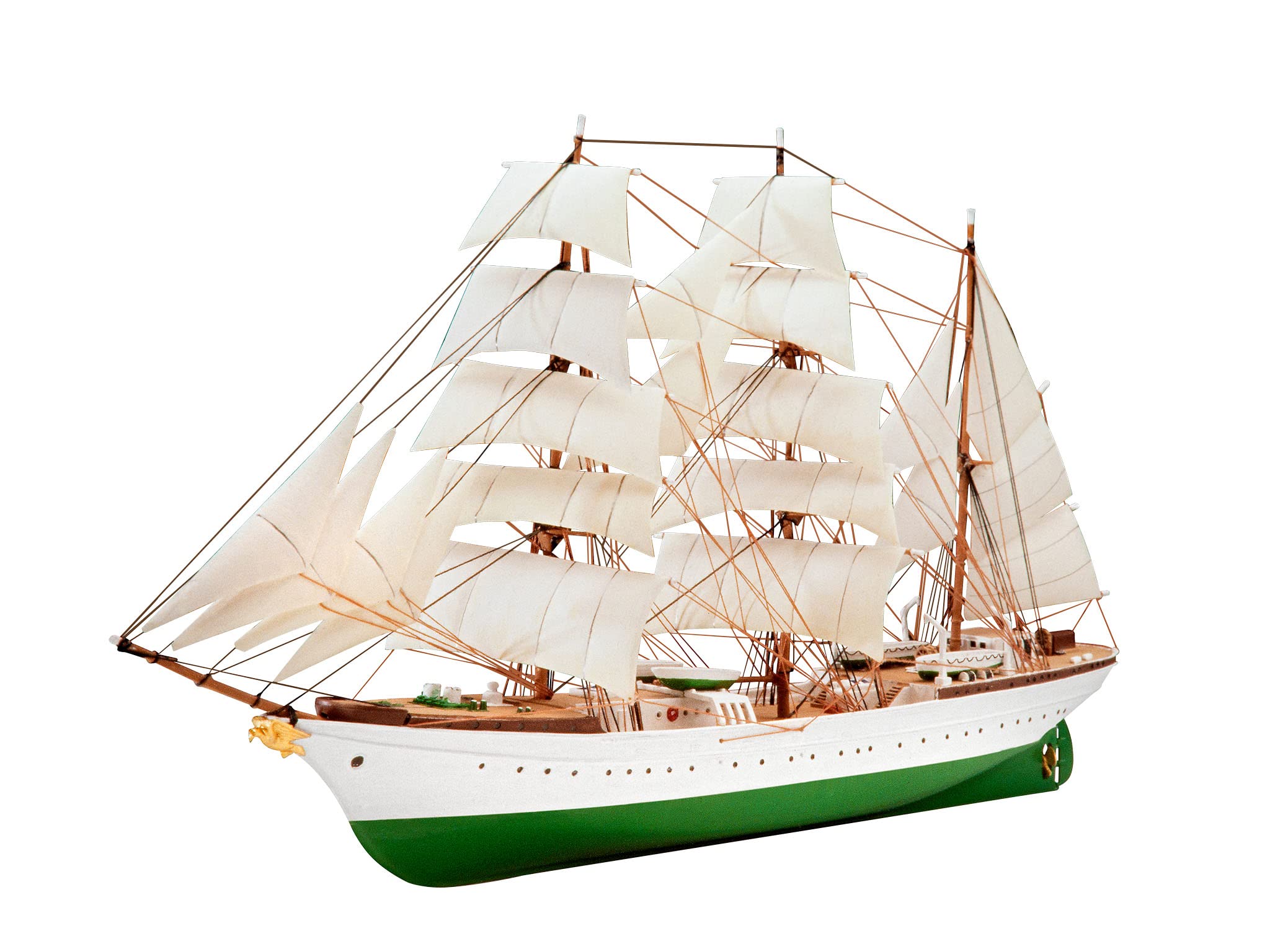 Revell RV05432 1:350 Scale Gorch Fock Unpainted Model Ship Kit - Perfect for Collectors, Hobbyists & Historical Ship Enthusiasts