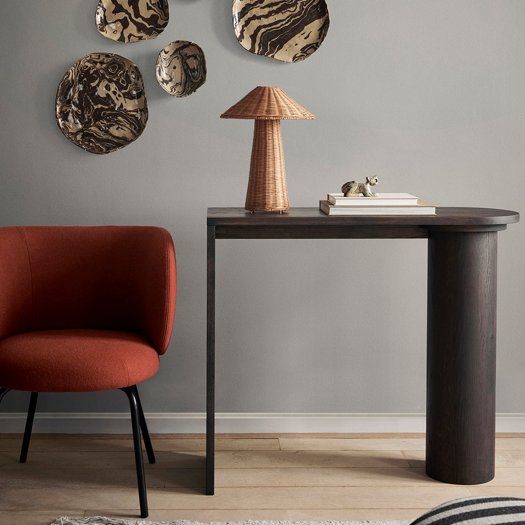 Ferm Living Duo Table Lamp - Modern Scandinavian Design for Bedroom, Living Room & Office - Stylish LED Night Light with Adjustable Brightness