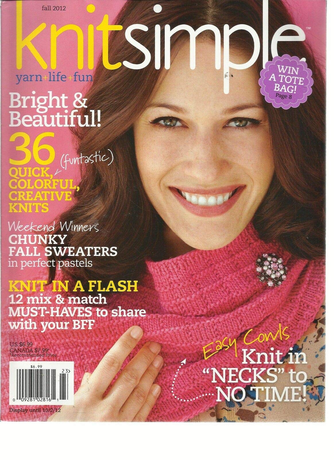 Knit Simple Fall 2012 Collection - Premium Yarn for Cozy Neck Warmers & Quick Knitting Projects - Perfect for Winter Crafts, DIY Gifts & Cozy Home Activities