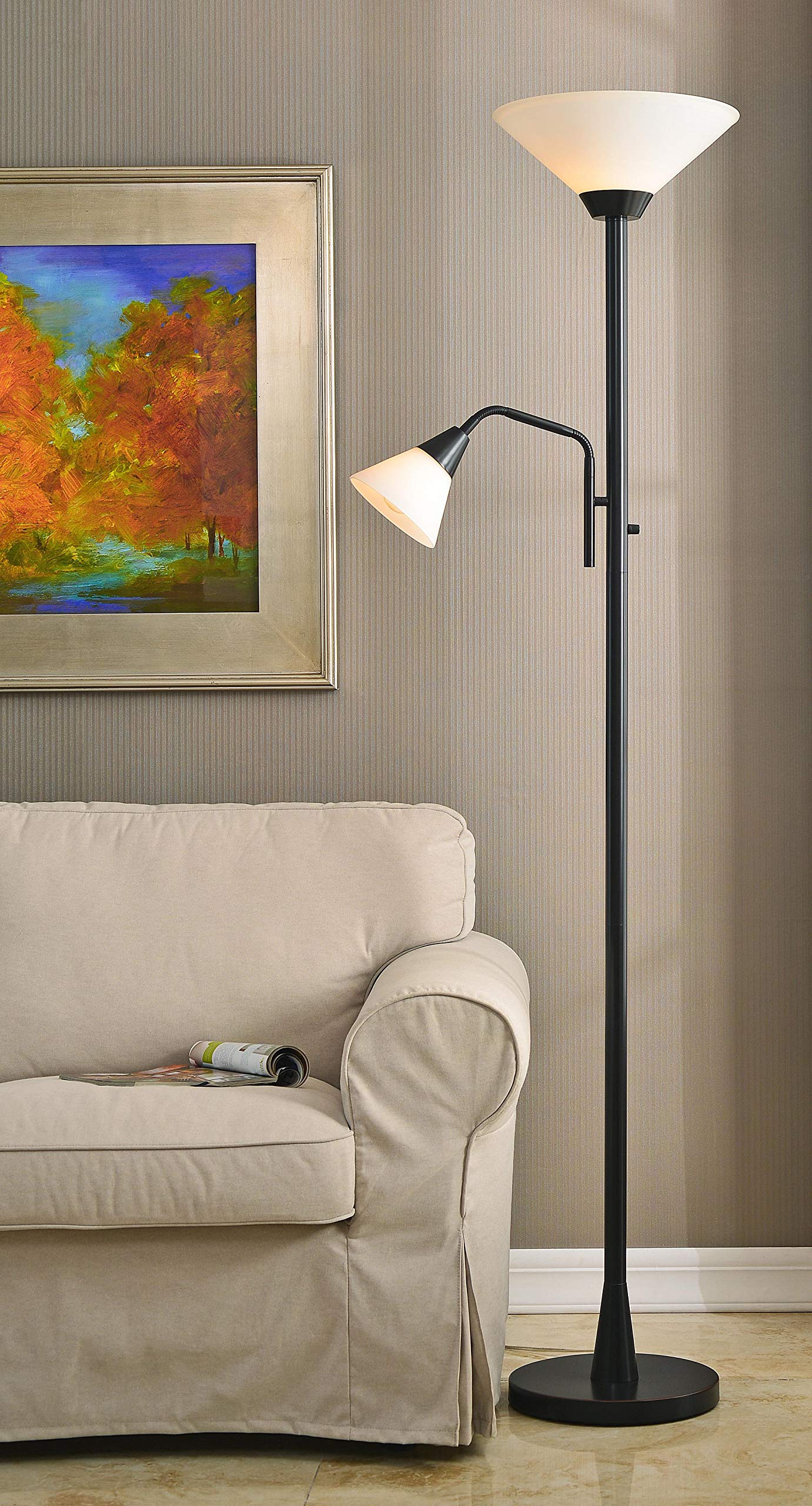 Kenroy Home 21002ORB Rush Floor Lamp - 60